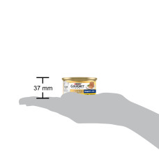 Вологий корм GOURMET Gold для дорослих котів, паштет, з куркою, 85 г