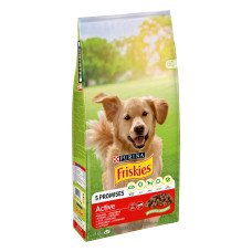 Сухий корм FRISKIES Active для дорослих собак з підвищеною активністю, з яловичиною, 15 кг
