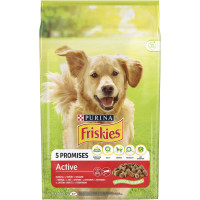 Сухий корм FRISKIES Active для дорослих собак з підвищеною активністю, з яловичиною, 10 кг