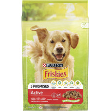 Сухий корм FRISKIES Active для дорослих собак з підвищеною активністю, з яловичиною, 10 кг