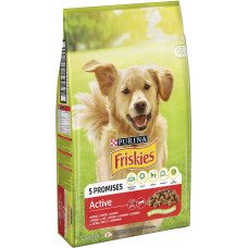 Сухий корм FRISKIES Active для дорослих собак з підвищеною активністю, з яловичиною, 10 кг