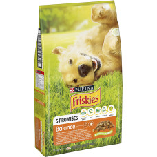 Сухий корм FRISKIES Balance для дорослих собак, з куркою, яловичиною та овочами, 10 кг