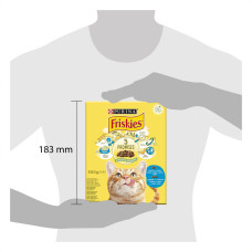 Сухий корм FRISKIES для дорослих котів, з лососем та овочами, 300 г