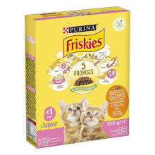 Сухой корм FRISKIES Junior для котят, с курицей, индейкой и овощами, 300 г