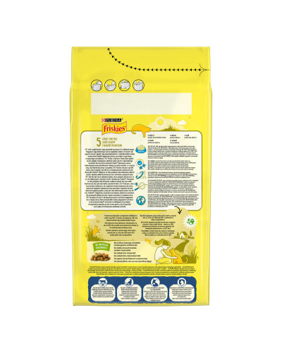 Сухой корм FRISKIES Sterilized для взрослых стерилизованных кошек, с лососем, тунцом и овощами, 1,5 кг