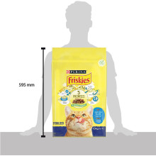 Сухой корм FRISKIES Sterilized для взрослых стерилизованных кошек, с лососем, тунцом и овощами, 10 кг