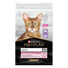Сухий корм PRO PLAN Adult 1+ Delicate Digestion для дорослих котів з чутливою травною системою, з індичкою, 10 кг