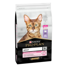 Сухий корм PRO PLAN Adult 1+ Delicate Digestion для дорослих котів з чутливою травною системою, з індичкою, 10 кг