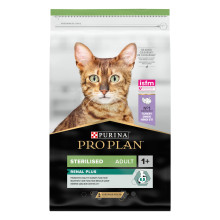 Сухой корм PRO PLAN Sterilised Adult 1+ Renal Plus для взрослых стерилизованных кошек, с индейкой, 10 кг