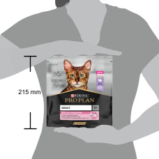 Сухий корм PRO PLAN Adult 1+ Delicate Digestion для дорослих котів з чутливою травною системою, з індичкою, 400 г