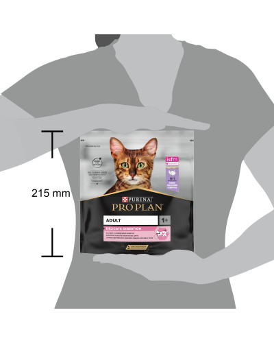 Сухий корм PRO PLAN Adult 1+ Delicate Digestion для дорослих котів з чутливою травною системою, з індичкою, 400 г