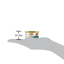 Влажный корм GOURMET Gold для взрослых кошек, паштет, с кроликом, 85 г