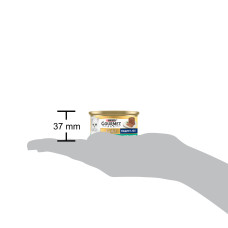 Вологий корм GOURMET Gold для дорослих котів, паштет, з кроликом, 85 г