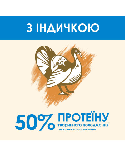 Сухий корм CAT CHOW Feline 3-in-1 для дорослих котів, з формулою потрійної дії, з куркою, 1,5 кг
