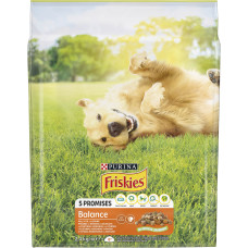 Сухий корм FRISKIES Balance для дорослих собак, з куркою, яловичиною та овочами, 2,4 кг