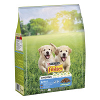 Сухий корм FRISKIES Junior (Джуніор) для цуценят, з куркою, овочами і молоком, 2,4 кг