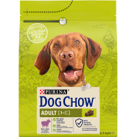 Сухой корм DOG CHOW Adult 1+ для взрослых собак, с ягненком, 2,5 кг