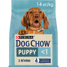 Сухой корм DOG CHOW Puppy 1 для щенков, с ягненком, 14 кг