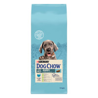 Сухой корм DOG CHOW Large Breed Puppy 2 для щенков, с индейкой, 14 кг