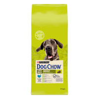 Сухой корм DOG CHOW Large Breed Adult 2+ для взрослых собак больших пород, с индейкой, 14 кг