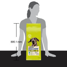 Сухой корм DOG CHOW Large Breed Adult 2+ для взрослых собак больших пород, с индейкой, 14 кг