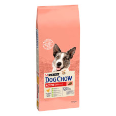 Сухой корм DOG CHOW Active Adult 1+ для взрослых собак с повышенной активностью, с курицей, 14 кг