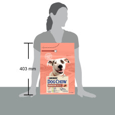 Сухой корм DOG CHOW Sensitive Adult 1+ для взрослых собак склонных к аллергии, с лососем, 2,5 кг