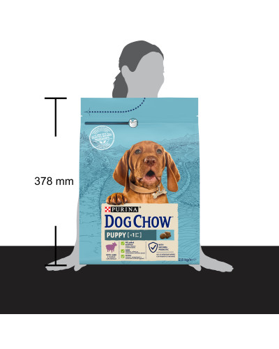 Сухий корм DOG CHOW Puppy 1 для цуценят, з ягням, 2,5 кг