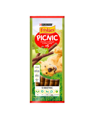 Ласощі FRISKIES Picnic для дорослих собак, з яловичиною, 42 г