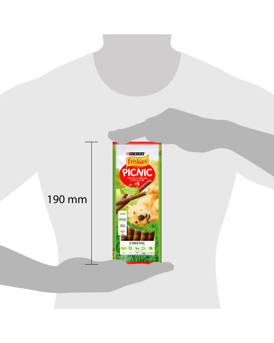 Ласощі FRISKIES Picnic для дорослих собак, з яловичиною, 42 г