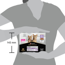 Вологий корм PRO PLAN Kitten Healthy Start для кошенят, шматочки у підливці, з індичкою, 10x85 г