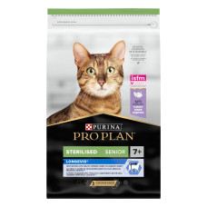 Сухий корм PRO PLAN Sterilised Senior 7+ Longevis для стерилізованих котів від 7 років, з індичкою, 10 кг