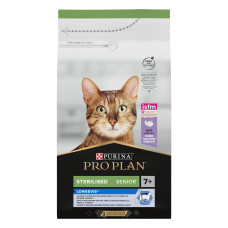Сухий корм PRO PLAN Sterilised Senior 7+ Longevis для дорослих стерилізованих котів, з індичкою, 1,5 кг