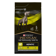 Сухой диетический корм PRO PLAN VETERINARY DIETS HP Hepatic для щенков и взрослых собак для поддержания функции печени при хронической печеночной недостаточности, 3 кг