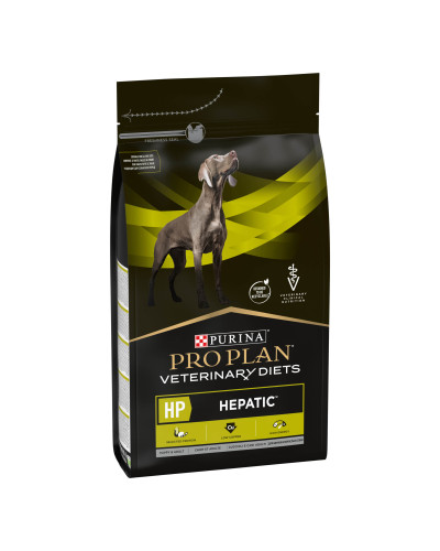 Сухой диетический корм PRO PLAN VETERINARY DIETS HP Hepatic для щенков и взрослых собак для поддержания функции печени при хронической печеночной недостаточности, 3 кг