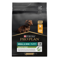 Сухий корм PRO PLAN Small and Mini Puppy 1 Healthy Start для цуценят дрібних порід, з куркою, 3 кг