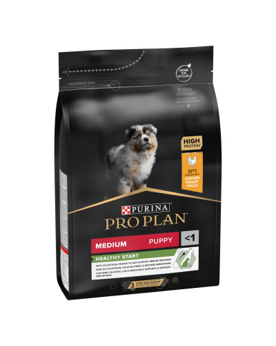 Сухой корм PRO PLAN Medium Puppy 1 Healthy Start для щенков средних пород, с курицей, 3 кг