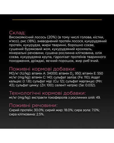 Сухий корм PRO PLAN Small&amp;amp;amp;Mini Adult 1+ Sensitive Skin для дорослих собак дрібних порід, з чутливою шкірою, з лососем, 3 кг