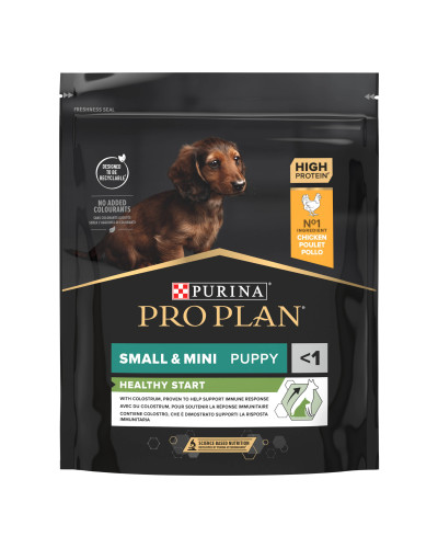 Сухой корм PRO PLAN Small &amp;amp;amp; Mini Puppy 1 Healthy Start для щенков мелких пород, с курицей, 700 г
