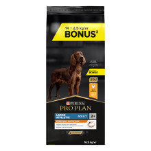 Сухой корм PRO PLAN Large Athletic Adult для взрослых собак больших пород атлетического телосложения, с курицей, 16,5 кг