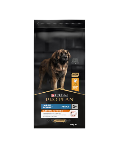 Сухий корм PRO PLAN Large Robust Adult 2+ Everyday Nutrion для дорослих собак великих порід масивної статури, з куркою, 14 кг