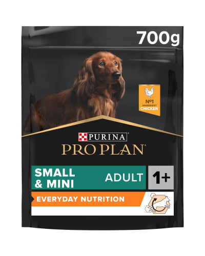 Сухой корм PRO PLAN Small&amp;amp;Mini Adult 1+ Everyday Nutrion для взрослых собак мелких пород, с курицей, 700 г
