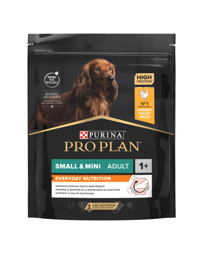 Сухой корм PRO PLAN Small&amp;amp;Mini Adult 1+ Everyday Nutrion для взрослых собак мелких пород, с курицей, 700 г