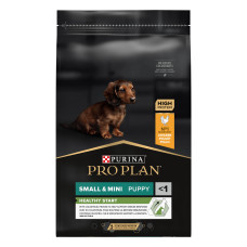 Сухий корм PRO PLAN Small and Mini Puppy 1 Healthy Start для цуценят дрібних порід, з куркою, 7 кг