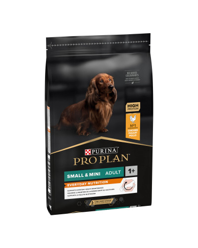 Сухой корм PRO PLAN Small&amp;amp;Mini Adult 1+ Everyday Nutrion для взрослых собак мелких пород, с курицей, 7 кг