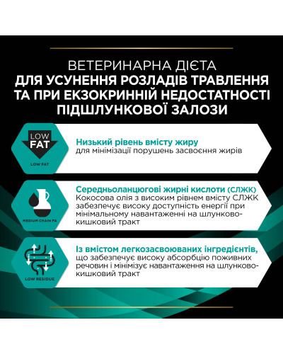 Сухой диетический корм PRO PLAN VETERINARY DIETS EN Gastrointestinal для взрослых собак и щенков для устранения расстройств пищеварения, 12 кг