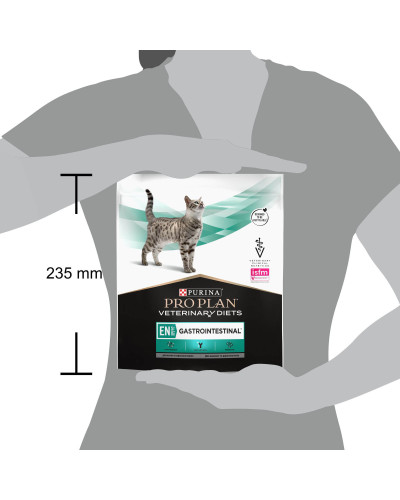 Сухий дієтичний корм PRO PLAN VETERINARY DIETS EN Gastrointestinal для кошенят та дорослих котів для зменшення розладів кишкової абсорбції та годівлі у період відновлення, одужання, 400 г