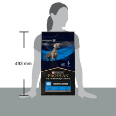 Сухой диетический корм PRO PLAN VETERINARY DIETS DRM Dermatosis для щенков и взрослых собак для поддержания функции кожи при дерматозах и чрезмерном выпадении шерсти, 3 кг