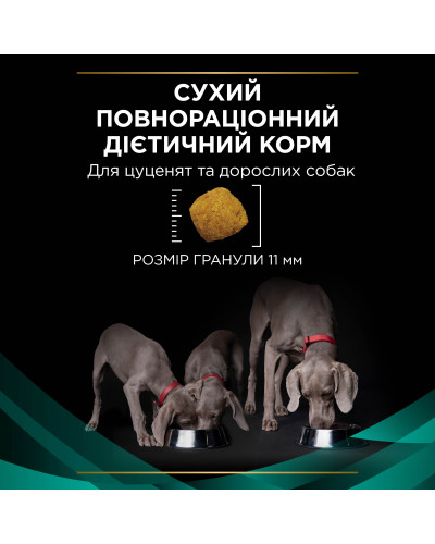 Корм PRO PLAN VETERINARY DIETS EN Gastrointestinal для взрослых собак и щенков для устранения расстройств пищеварения, 1,5 кг