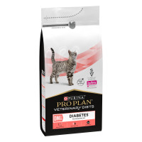Сухий дієтичний корм PRO PLAN VETERINARY DIETS DM ST/OX Diabetes Managment для дорослих котів для регулювання надходження глюкози (цукровий діабет), 1,5 кг